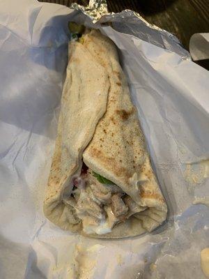 10/14/21 grilled chicken gyro