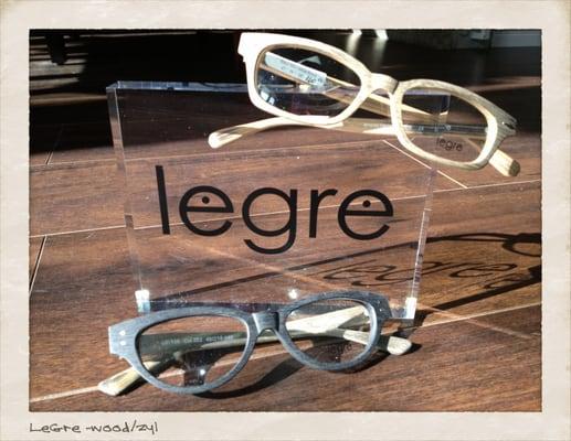 Try on our wooden frames from Legre