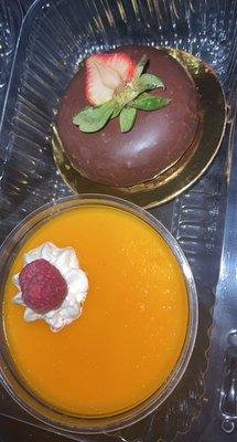 Pannacotta & Flourless Torte