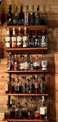 Nice bourbon selection