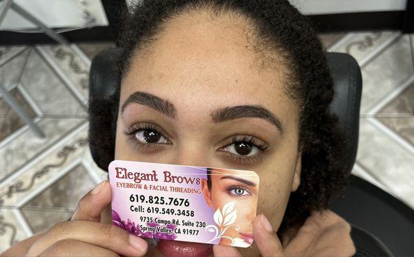 Eyebrow thread