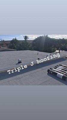 Residential flat RE roof