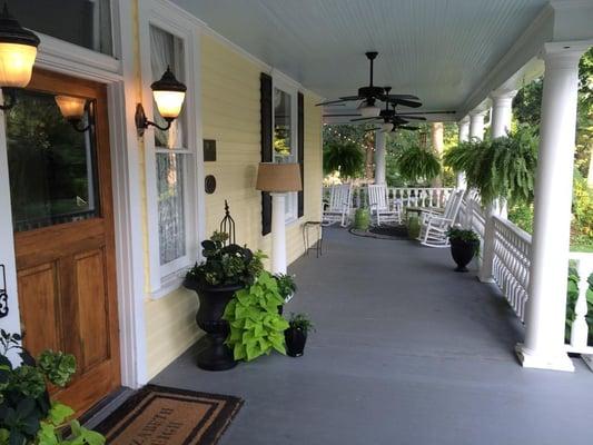 Wraparound porch