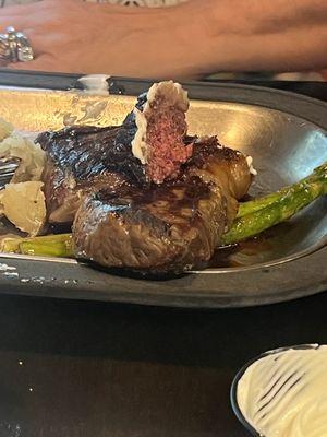 Raw Steak Ordered Medium