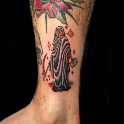 Grim reaper tattoo by Matt Klass