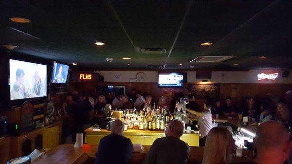 The bar at the Fair Lawn Athletic Club