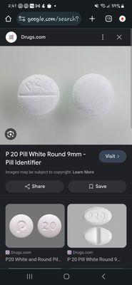 This is what the pill should look like. See p20 white pill