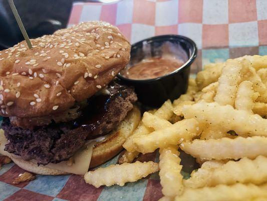 Jalapeño Cream Cheese Burger