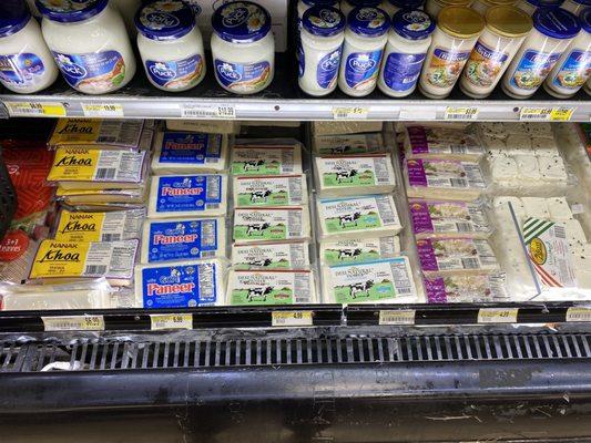 Nice paneer selection