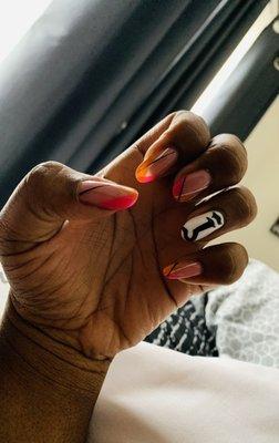 My birthday nails