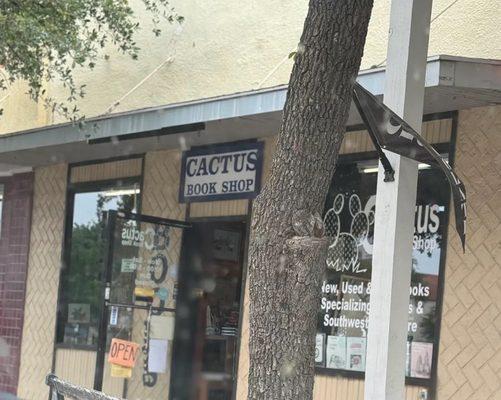 The Exterior of " The Cactus Book Shop"