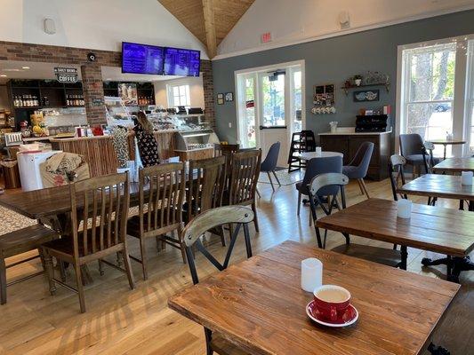 Seating area and Coffee bar