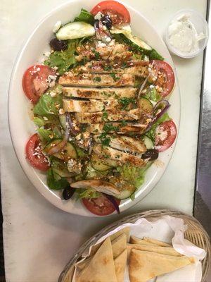 Chicken Gyro Salad