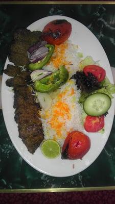 I had barg kabob and the portions are very big and delicious