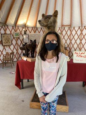 Inside the nature center