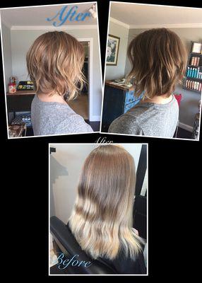 Chop off the  long hair! So ready for spring ! ( by KaYa )