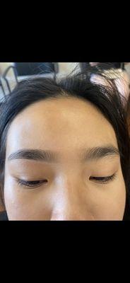 Eyebrow threading