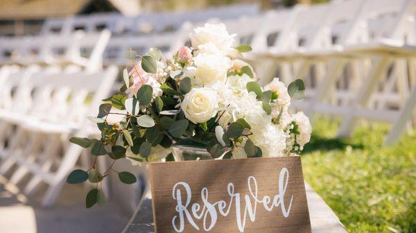 Our centerpiece, which was used for our ceremony