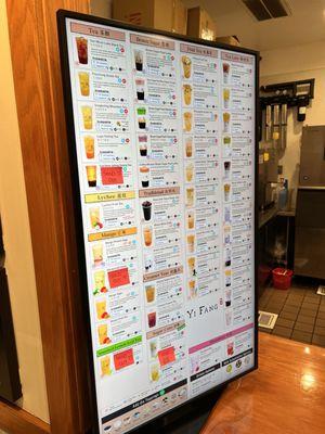 The digital menu