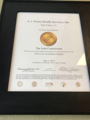 Joint Commission Certified