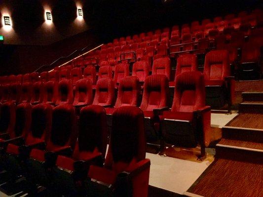 All new seats in the Grand Auditoriums at Cinetopia Mill Plain 8 and the rows are still a foot wider than other theaters!