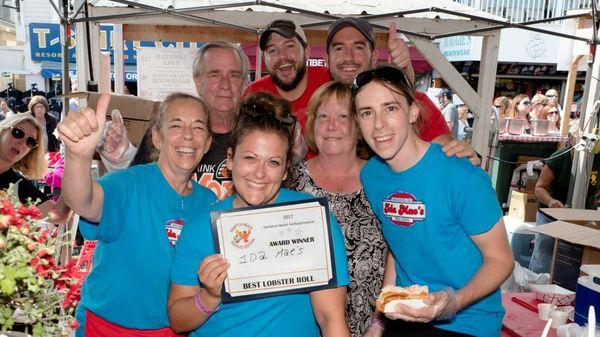 2017 Best Lobster Roll at Hampton Beach Seafood Festival!