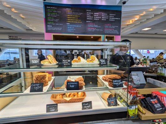 Pastry display.