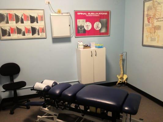 We have multiple rooms and adjusting tables for every Chiropractic need