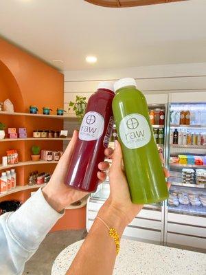 Organic, Cold-pressed juices and smoothies