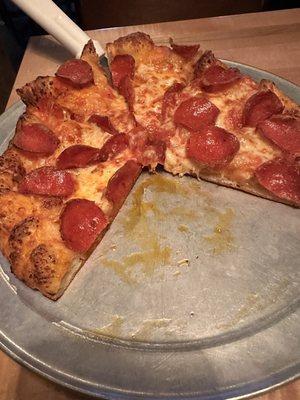 Pepperoni pizza