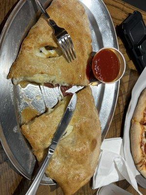 Huge calzone