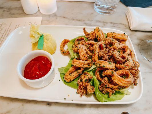 Fried calamari