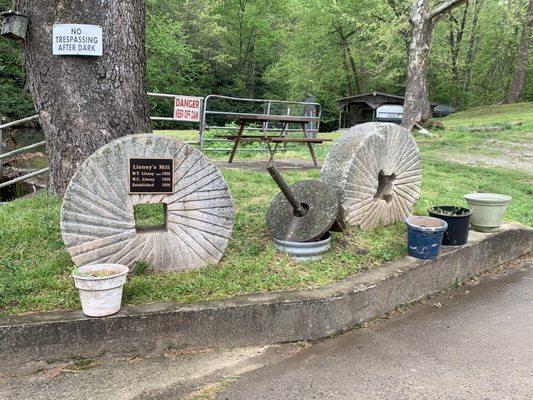 Water millstones marking milestones