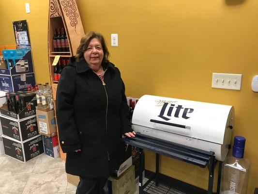 Raffle Winner --Miller Light Grill