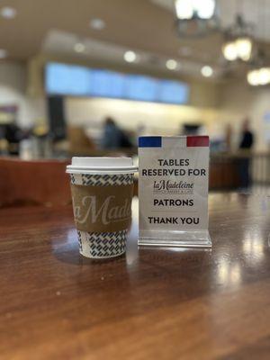 Literally the cutest little French bakery & cafe in an airport.