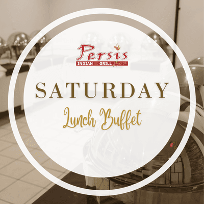 Saturday Lunch Buffet is in full effect! Every Saturday from 12pm - 3pm. $20/p