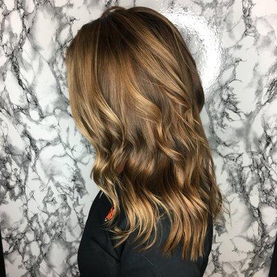 Fall blend. Hair by Amber