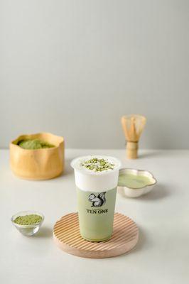 Matcha Latte w/ Milk Foam