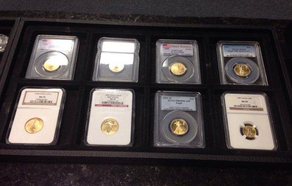 Gold coins available