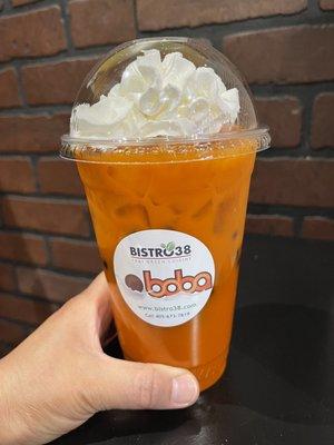 Thai Tea with Baby Boba