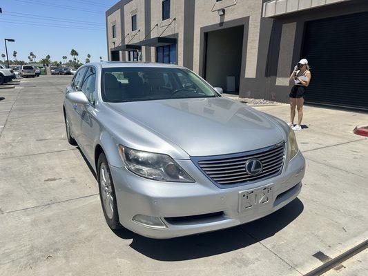 Clear headlamps and more gorgeous silver paint!