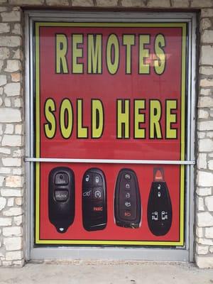 We sell auto remotes and keys at the lowest prices in San Antonio.