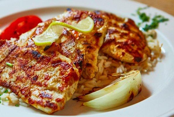 Shish Taouk (Grilled chicken)