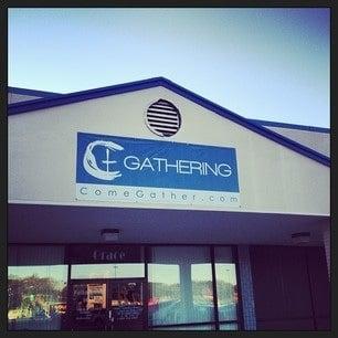 The Gathering is in same shopping center as Joann's Fabrics and Ashley Furniture.