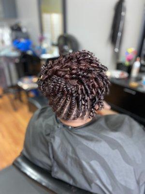 Flat twist and curls