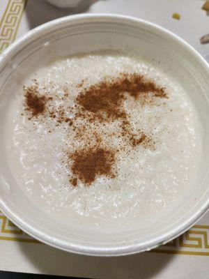 Yum!! Rice pudding!