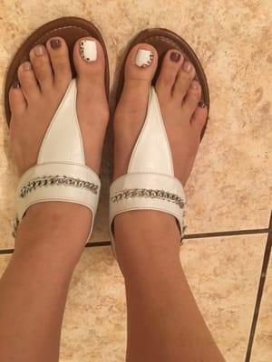 Loving my toes!