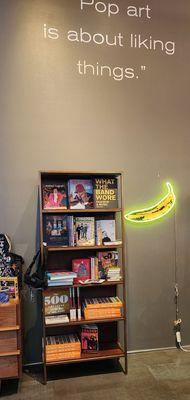 That yellow Andy Warhol banana was on the cover of a Velvet Underground album