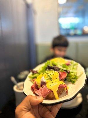 Pastrami Benedict