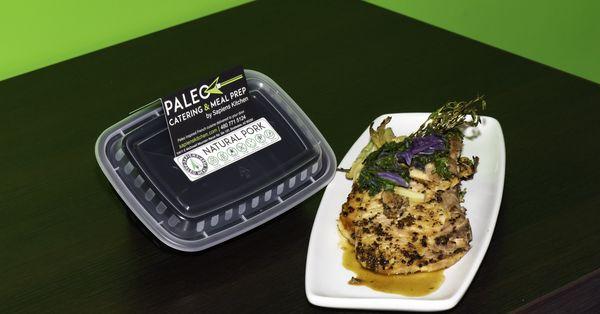 Natural Pork at Sapiens Paleo Kitchen . Keto. Gluten Free. AIP .Delivered meals